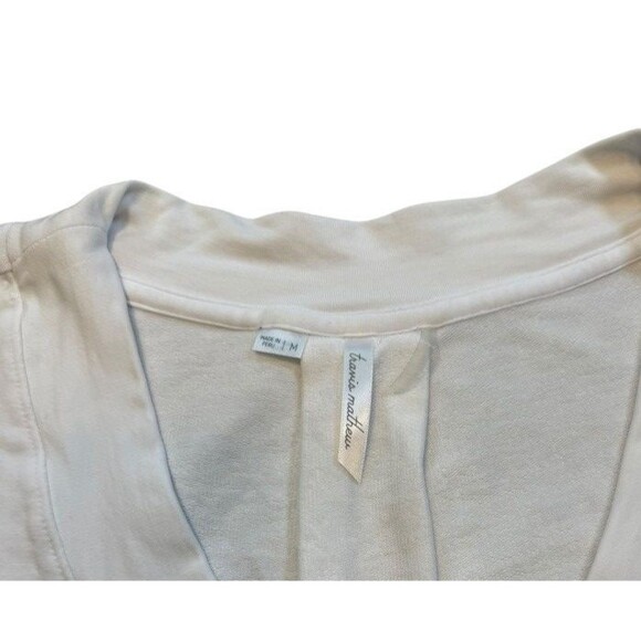 Travis Mathew Shirt Womens Size Large Cloud Terry V-neck Top Stretch Soft Comfy - Picture 2 of 8